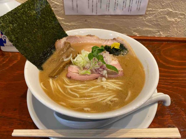 らーめんおおはし 横浜 山内町 の 甘えびと平目の米みそラーメン 日々の食卓の備忘録
