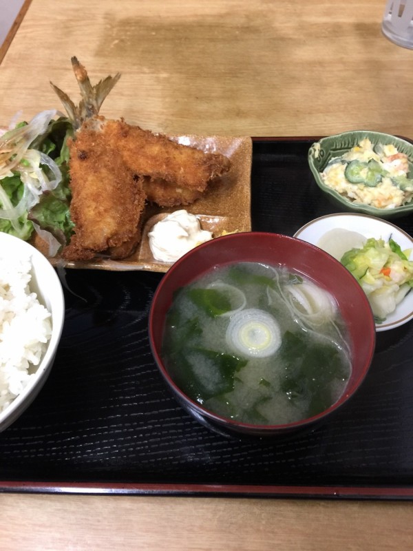 味美食堂 横須賀 走水 の アジフライ定食 日々の食卓の備忘録