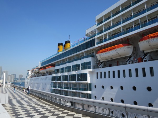 クルーズ客船「コスタネオロマンチカ」（外国船）見学＠東京・晴海港