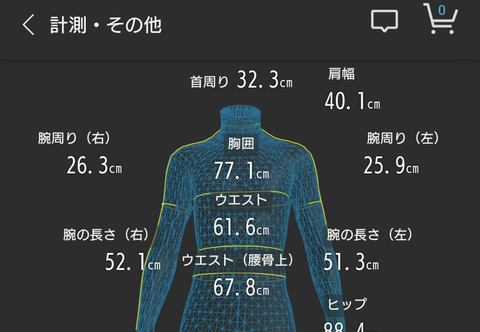 ワイのzozoスーツの計測結果vvv ２ｃｈまとめ備忘録