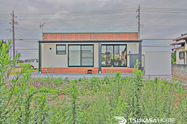 かっこいい店舗併用住宅 外観施工例02 理髪店 千葉県東金市 シンプル ナチュラル カッコイイ家 外観 内装 インテリア 施工事例 千葉 茨城