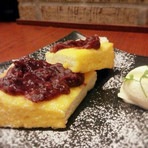 Kitte 丸の内 Cafe 会 おやつセットで小倉フレンチトースト 煎茶 つくしの小さなカフェのものがたり