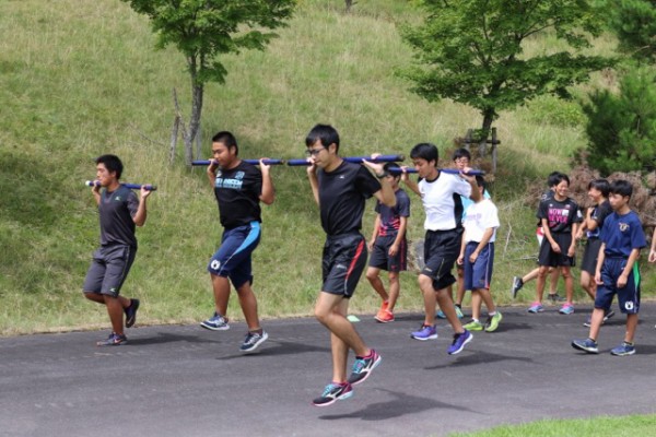 夏の強化合宿1日目 : 都留興譲館高校 陸上競技部