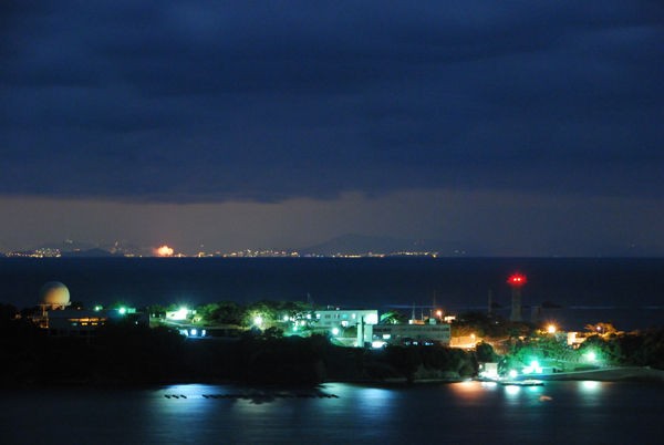 対馬から見た韓国の夜景 対馬の渡船 太光 船長ブログ