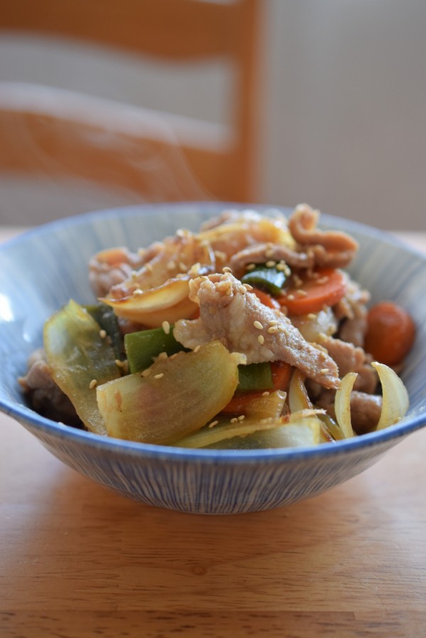 野菜を食べるための 豚の生姜焼き パパの料理塾１期生 明日満席で開講です １回のみの単科講座企画します ビストロパパ パパ料理のススメ