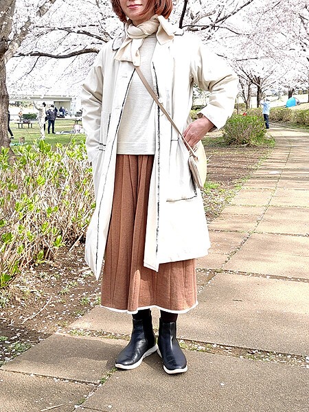 店長 タプラーのお花見ファッション タプレ ファッションブログ 40代 50代の洋服選び 毎日がお洒落曜日 店長 タプラーのお花見ファッション タプレ ファッションブログ 40代 50代の洋服選び 毎日がお洒落曜日