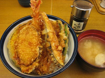 天丼てんや 普通と大盛 の比較 大森案内 B級グルメとラーメン二郎の食べある記