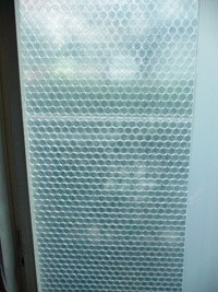 窓ガラスの防寒対策09 第一曜日