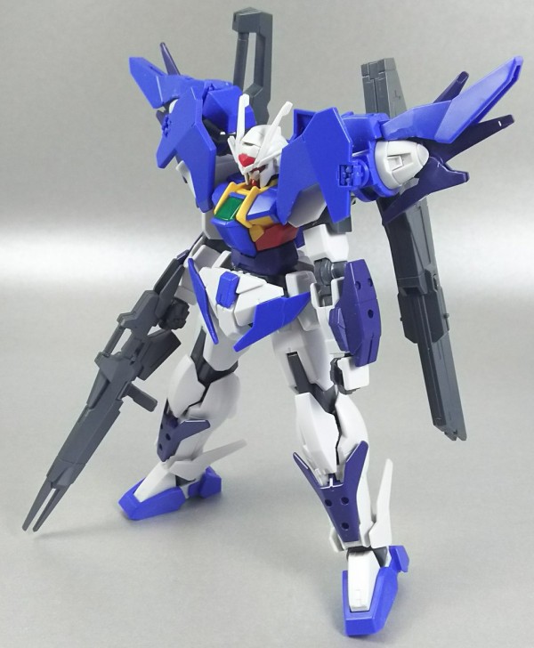 【組立済み】ガンプラ、HG、ガンダムダブルオースカイ（素組み） ガンプラ】HGBD ガンダムダブルオースカイ レビュー | ポッチの