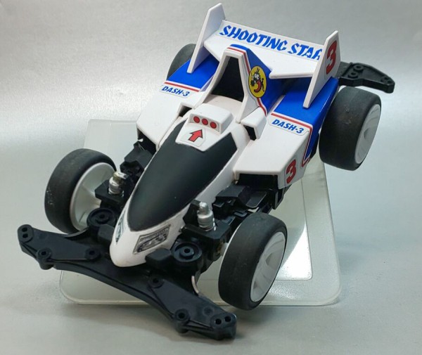 ダッシュ3号流星(シューティングスター)ブルーメッキボディ仕様 ミニ四駆 ダッシュ3号 流星 シューティングスター ブルーメッキ