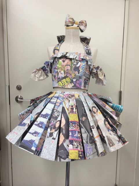 Akb衣装手掛けるオサレカンパニーがske冬コンdvd Bd発売を記念して 衣装を解説 珠理奈の マツイラブ 衣装はオール珠理奈記事の新聞紙衣装 じゅりまとめ Ske48松井珠理奈関連まとめサイト