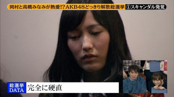 12 6放送 めちゃイケ どっきり解散総選挙sp 高橋みなみの迫真の演技でドッキリ 珠理奈は最初から鋭かった じゅりまとめ Ske48松井珠理奈関連まとめサイト