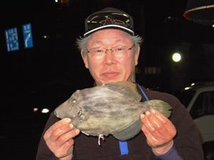 1 24 カワハギ 34ｃｍ ウマズラ ホゴ アジ大漁 由良沖 高木さん 釣具のフレンド 釣り力ｕｐ 最新情報