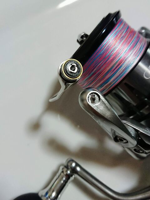 23ストラディック4000XG C5000XGスプール付き ラインローラー交換 23ストラディック4000XG C5000XGスプール付き ラインローラー