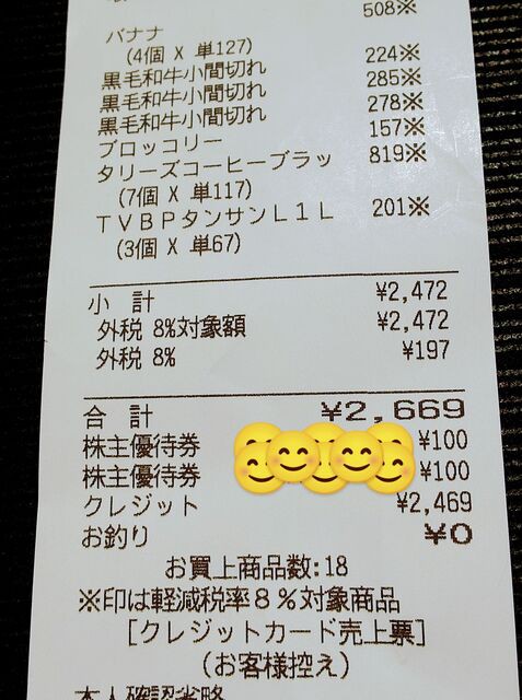 はじめて貰ったイオンの株主優待券を使ってみた : ルアーフィッシング