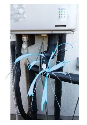 2 大事件 水道管破裂 ちゃぱつイラスト