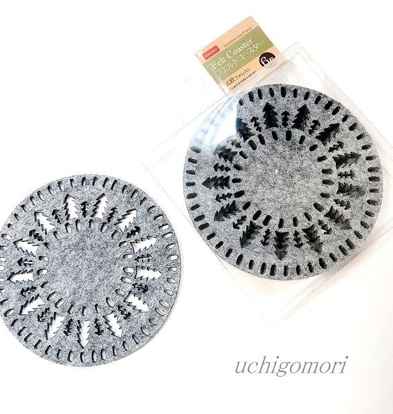 ダイソーの超かわいいフェルトコースターと今日のおうちカフェはスタバのケーキ うちごもりｄｉａｒｙ Powered By ライブドアブログ