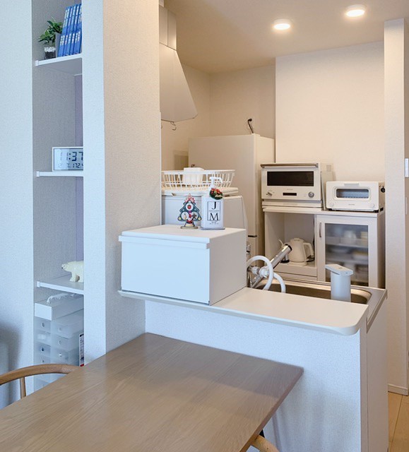 無印良品】コンパクトキッチンに大型冷蔵庫。カスタマイズに戦っ