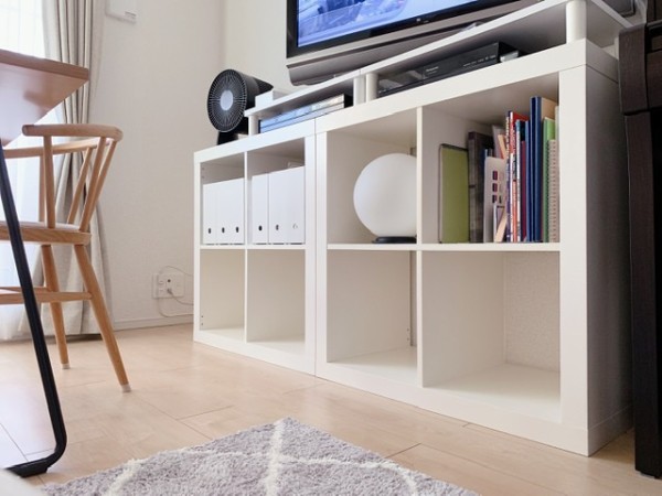 IKEA KALLAX ホワイトオープンシェルフ 16収納ボックス