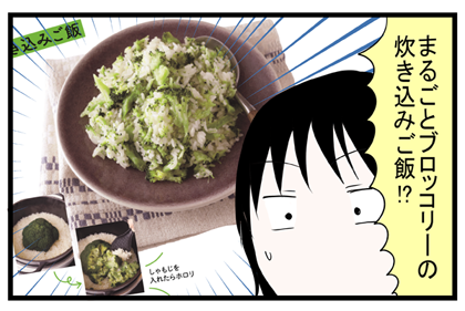 緑の野菜が嫌いな子どもにも 丸ごとブロッコリーの炊き込みご飯 うちのこざんまい Powered By ライブドアブログ