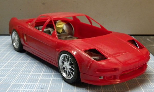 タミヤ 1/24 ホンダ NSX NA1 完成品 改造点あり タミヤ 1/24 ホンダ NSX NA1 完成品 改造点あり ミッドシップ