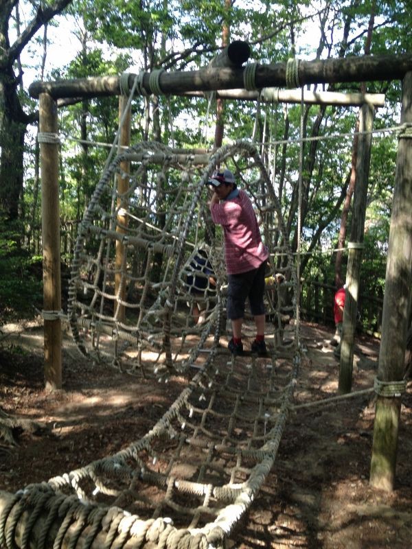 生駒山麓公園アスレチック ココロミにきみ