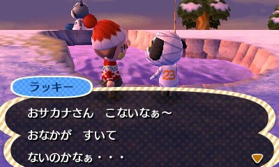 面食いな とびだせどうぶつの森 プレイ中 プラネタリウム