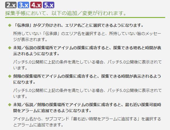 Ff14 5 0エリアの採掘 園芸の 未知 伝説 の採集場所まとめ 馬鳥速報