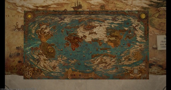 新品未開封 FINAL FANTASY XIV ワールドマップラグマット 28点 Final Fantasy XIV World Map Rug Is a New Taito Prize