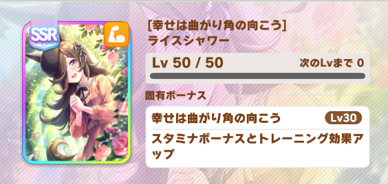 概要と評価 8月30日ガチャ更新 サポートカード樫本理子理事長代理とライスシャワー まさかの円弧のマエストロと地固めは ない うまむす速報 ウマ娘まとめブログ