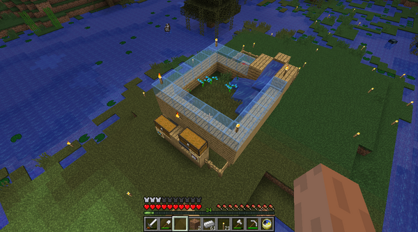 花の自動生産装置を作る 花の森９種編 うみどりのいまさらマイクラ街づくり