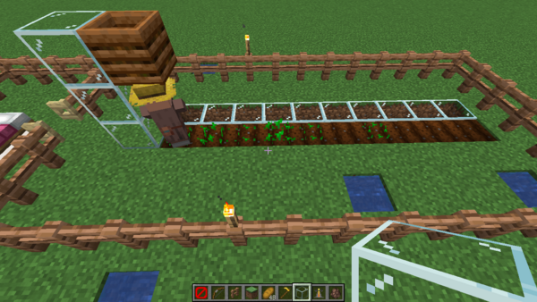 番外編 村人の行動調査その１ うみどりのいまさらマイクラ街づくり