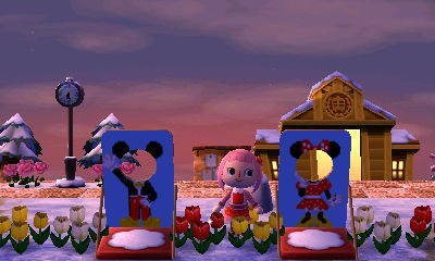 ベストディズニー とび 森 顔出し 看板 Qr コード かわいい ただのディズニー画像