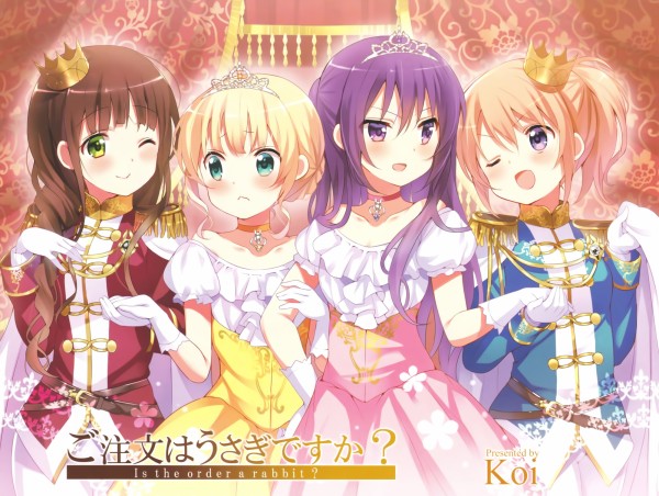 ココア リゼ シャロ 千夜 ドレス ご注文はうさぎですか 高画質 壁紙 画像 4 にじげん壁紙集め