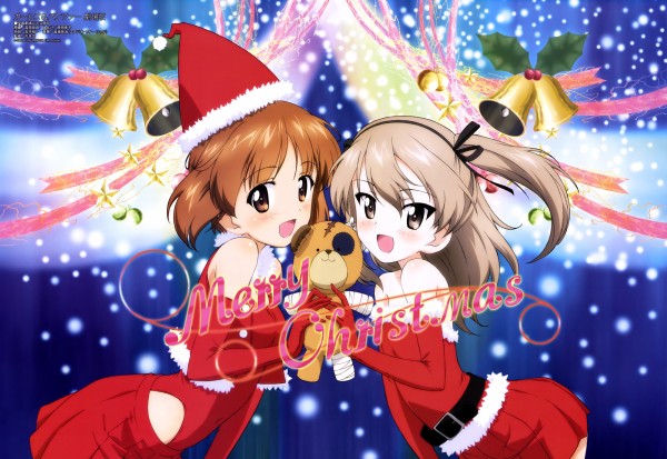 西住みほ 島田愛里寿 サンタ ガールズ パンツァー 壁紙 画像 56 にじげん壁紙集め