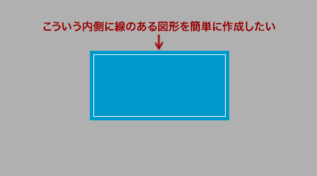 Fireworks 罫線が内側に配置された図形を作成する 構想雑文