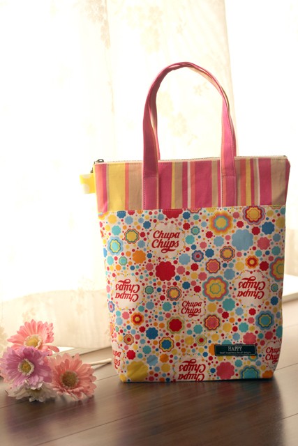 mon　ファスナー付きバッグ　ハンドメイド レシピ】ファスナートート H034-072 : うねうねごろごろ Powered by