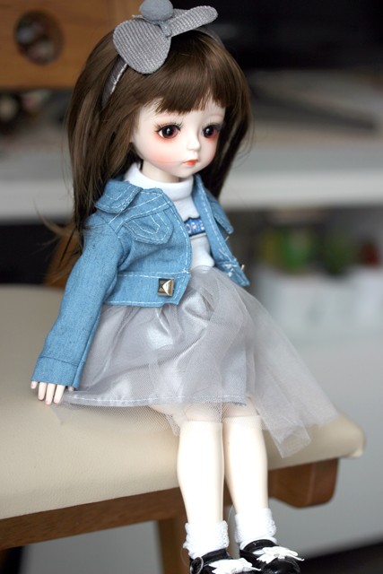 ドリスドール　本体+ウィッグ　Doris doll DORISドール デイリー・ダニーちゃん : うねうねごろごろ