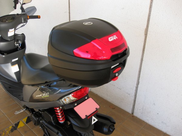 アドレスV125 GIVI E300N2 30l リアボックス 交換！ : アウトプット