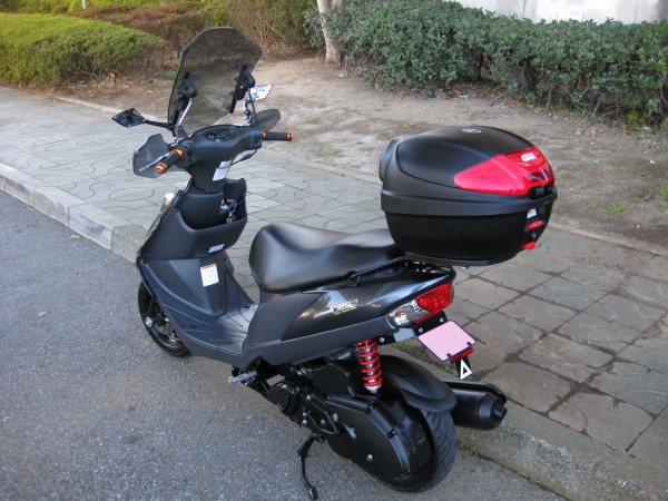 アドレスV125 GIVI E300N2 30l リアボックス 交換！ : アウトプット