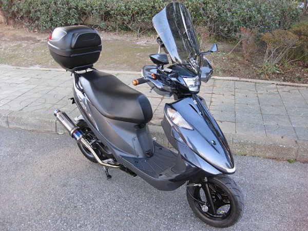 アドレスV125 BEAMS R-EVO チタン マフラー交換レビュー！ アウトプットレベルプラス12