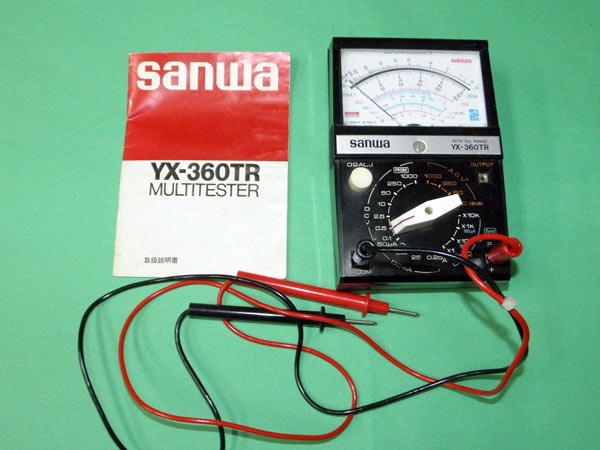 SANWA サンワ YX-360TR マルチテスター テスターYX-360TR : 無線・電子工作と趣味の日記