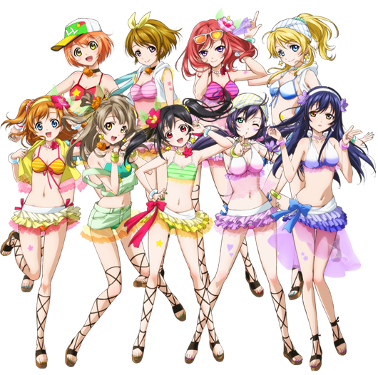ラブライブ 公式トップ絵が水着に ぶひぃぃぃ 売りスレまとめn