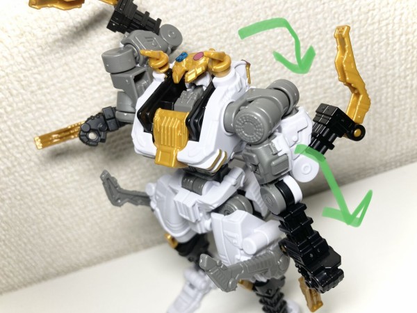 ミニプラ】タランチュラナイト&ガーディアンウエポンズ レビュー 銀竜