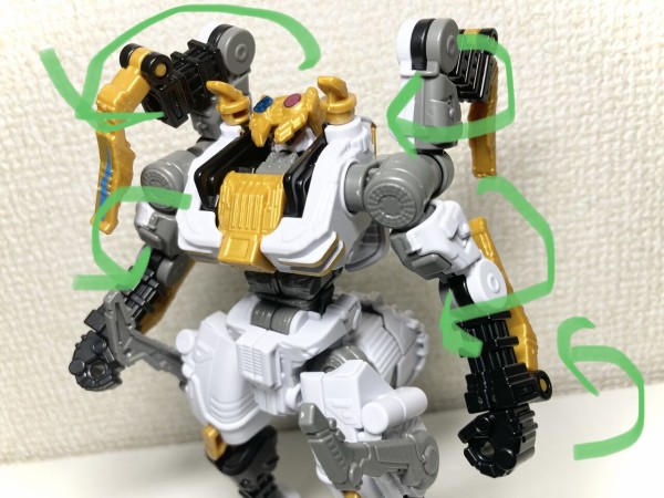 ミニプラ】タランチュラナイト&ガーディアンウエポンズ レビュー 銀竜
