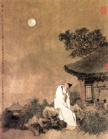 漢詩【静夜思】李白 中国語【静夜思】 : LUNAスクールブログ