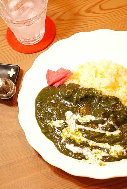 お正月明け ほうれん草大量消費のカレー定食 うさぎ食堂へようこそ Powered By ライブドアブログ