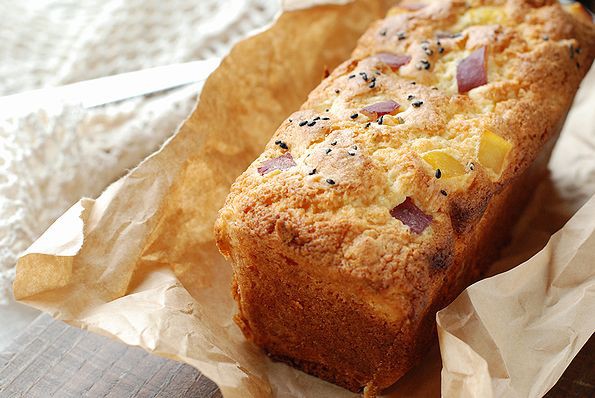 さつま芋の甘煮で作る スイートポテトパウンドケーキ うさぎ食堂へようこそ Powered By ライブドアブログ