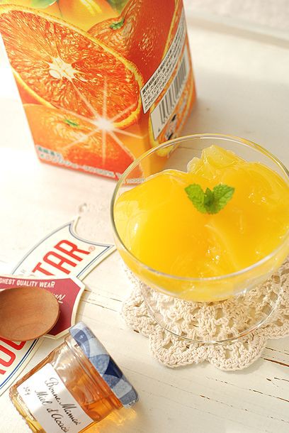 ジュース丸ごと1本で作る 1lのオレンジゼリーが安くて簡単 うさぎ食堂へようこそ Powered By ライブドアブログ