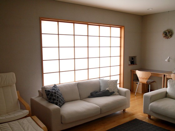 シンプルな障子 フローリングのリビング Usagi Works Powered By ライブドアブログ